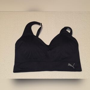 Puma Black Wireless Sports Bra